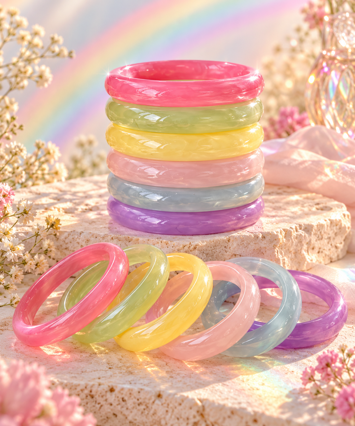 Fairy Rainbow Bangle Set 🌈🧚‍♀️✨
